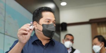 Erick Thohir Minta Vaksin Covid-19 Dijaga Baik, Disimpan pada Suhu 2-8 Derajat