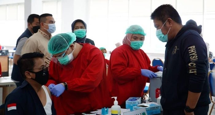 Gubernur Sumsel Harap Wartawan Jadi Speaker, Imbau Warga Ikut Divaksin