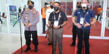 Sidak Ke Pertandingan Piala Menpora 2021, Kapolri Menyaksikan Protokol Kesehatan Diterapkan Ketat