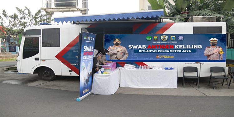 Cegah Covid Dari Pemudik, Polda Metro Kerahkan Bus Swab Antigen Keliling