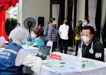 Presiden Tantang Kapolda Lipat Gandakan Kapasitas Vaksinasi