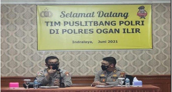 Tim Puslitbang Polri Kunjungi Polres Ogan Ilir, Bahas Implementasi Pelayanan Prima Polri ke Masyakat