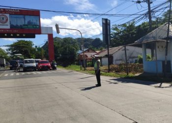 Gerakan Hening Cipta Serentak,Doakan Korban Covid19 Oleh Personil Polsek Bungoro.