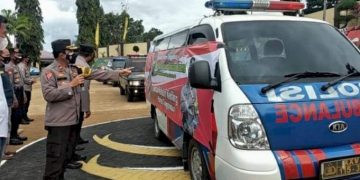 Percepat Herd Immunity, Polres Tanggamus Gelar Vaksinasi Kelilling