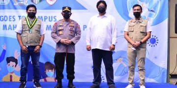 Sambangi vaksinasi SEMMI, Kapolri: Keterlibatan mahasiswa percepat realisasi herd immunity