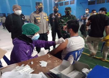 Vaksinasi Merdeka Candi, Kapolres Pastikan Dosis II Siap