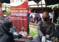 Dukungan Percepatan Vaksinasi Covid-19, Polresta Kembali Gelar Vaksinasi Massal