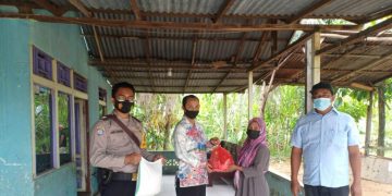 Donatur Laksanakan Program Aksi Sebar Sembako