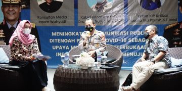 Angkat Tema ‘Komunikasi Publik di Tengah Pandemi’, Divhumas Polri Gelar Diskusi Publik di Polda Kalbar