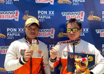 Dua Personel Polda Kalteng Sabet Medali Emas di PON Papua 2021