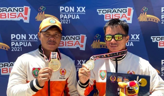 Dua Personel Polda Kalteng Sabet Medali Emas di PON Papua 2021