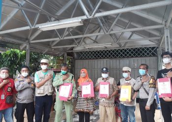 Penutupan Gerai Vaksin Merdeka II Polsek Pondok Gede