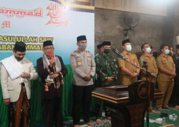 Kapolres Peringatan Maulid Nabi SAW 1443 H / 2021 Di Kota Sorong