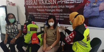 Polresta Palangka Raya Gelar Gerai Vaksin Presisi