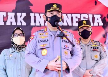 Akselerasi Vaksinasi Serentak Indonesia, Kapolri: Agar Laju Pengendalian Covid-19 saat Nataru Bisa Dijaga