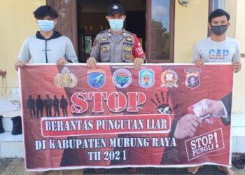 Bhabinkamtibmas Polres Murung Raya Ajak Warga Menghindari Praktek Pungli