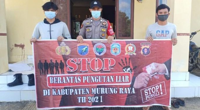 Bhabinkamtibmas Polres Murung Raya Ajak Warga Menghindari Praktek Pungli