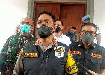 Polisi Fokus Pengamanan Prokes Saat Amankan Libur Nataru di Surabaya