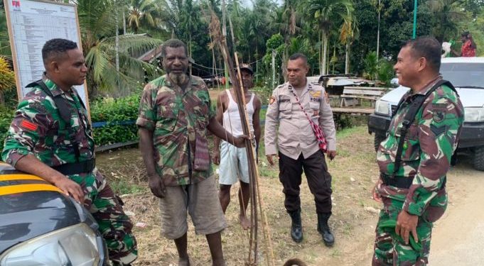 Apel Gabungan TNI-POLRI menjelang Kalender Kamtibmas di Wilayah Bonggo