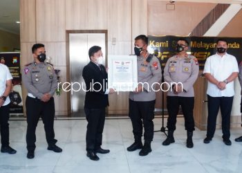 Sukseskan Akselerasi Vaksinasi Covid-19, Polresta Sidoarjo Raih Presisi Award 2021 dari Lemkapi