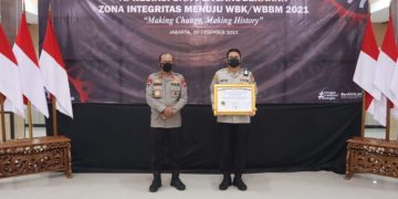 Wujudkan Zona Integritas WBK dan WBBM, 6 Satker Polda Kalteng Terima Penganugrahan Kemenpan RB RI