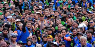 ‎Apel Ojol di Bandung, Kapolri Ajak Driver Jadi Mitra Strategis Polri & Bangun Budaya Tertib Berlalu Lintas 1