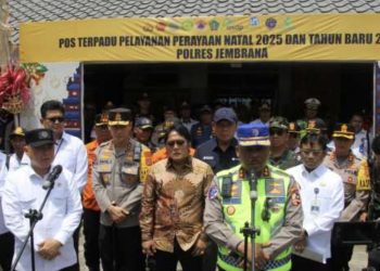 Kakorlantas dan Menhub Tinjau Operasi Lilin Agung 2025 di Pelabuhan Gilimanuk Bali