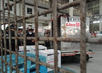 Vaksin Covid-19 untuk Sumut Tiba di Bandara Kualanamu Pagi Tadi, Dikawal Ketat Polisi
