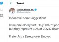Dokter Ini Sarankan Indonesia Pakai Vaksin COVID-19 AstraZeneca Ketimbang Sinovac