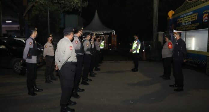Antisipasi Gangguan Kamtibmas dan Cegah Kerumunan, Polresta Tangerang Gelar Patroli Hunting