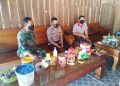 Babinsa Jragung Silaturahmi Dengan Kepala Desa, Bahas Sosialisasi Protkes Kepada Warga Pasca Lebaran
