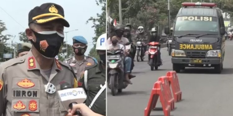 Arus Balik, Polres Cirebon Kota Gelar Tes Antigen Acak di Posko Kalijaga