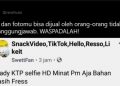 Mabes Polri Usut Dugaan Praktik Jual-Beli Data Foto Selfie Pegang KTP di Twitter