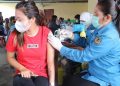 Polres Mimika Gelar Vaksinasi di 6 Titik, Pendaftar Lampaui Target