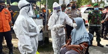 Puluhan Warga Magetan Terjaring Operasi Yustisi Tak Pakai Masker di Keramaian