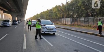 Polisi Sebut Jumlah Kendaraan Keluar-Masuk Jakarta Lewat Tol Turun 40 Persen