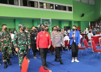 Kapolri Hadir dalam Gerakan Vaksinasi Nasional yang Digelar Oleh Mahasiswa