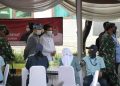Ridwan Kamil Dampingi Kapolri dan Panglima Tinjau Vaksinasi Massal Buruh