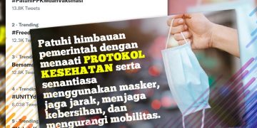 #PatuhiPPKMdanVaksinasi Untuk Indonesia Bebas dari Pandemi