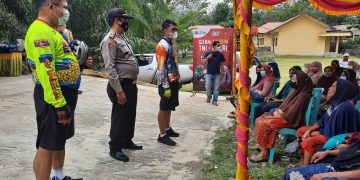 Kapolres Tinjau pelaksanaan Vaksinasi di Tiga Gerai Vaksin TNI-POLRI