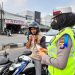 Ops Patuh Maung 2021,  Ditlantas Polda Banten Bagikan 2.355 Masker