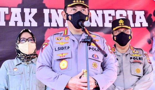Akselerasi Vaksinasi Serentak Indonesia, Kapolri: Agar Laju Pengendalian Covid-19 saat Nataru Bisa Dijaga