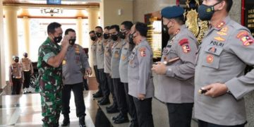 Disambangi Panglima TNI, Kapolri: Kami Bahas Peningkatan Sinergitas TNI-Polri