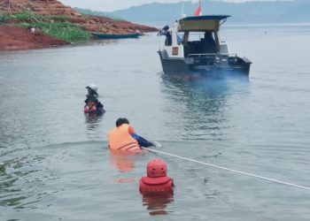 Polres Sumedang Gelar Simulasi Antisipasi dan Evakuasi Bencana Alam