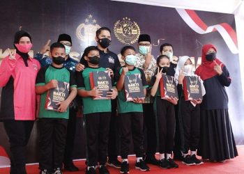 11 Tahun Mengabdi, Alumni Akpol 2010 Gelar Vaksinasi untuk Anak 6-11 Tahun dan Bagikan 1.000 Paket Bansos