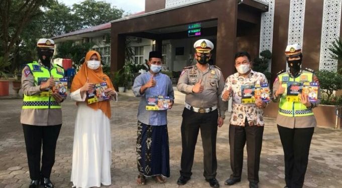 Ditlantas Polda Aceh Gelar Aceh Police Go to School di Aceh Besar, Sosialisasi Tertib Lalulintas di Sekolah
