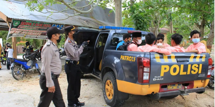 Polsek Siak Kecil Kembali Gencar Lakukan Percepatan Vaksinasi Massal